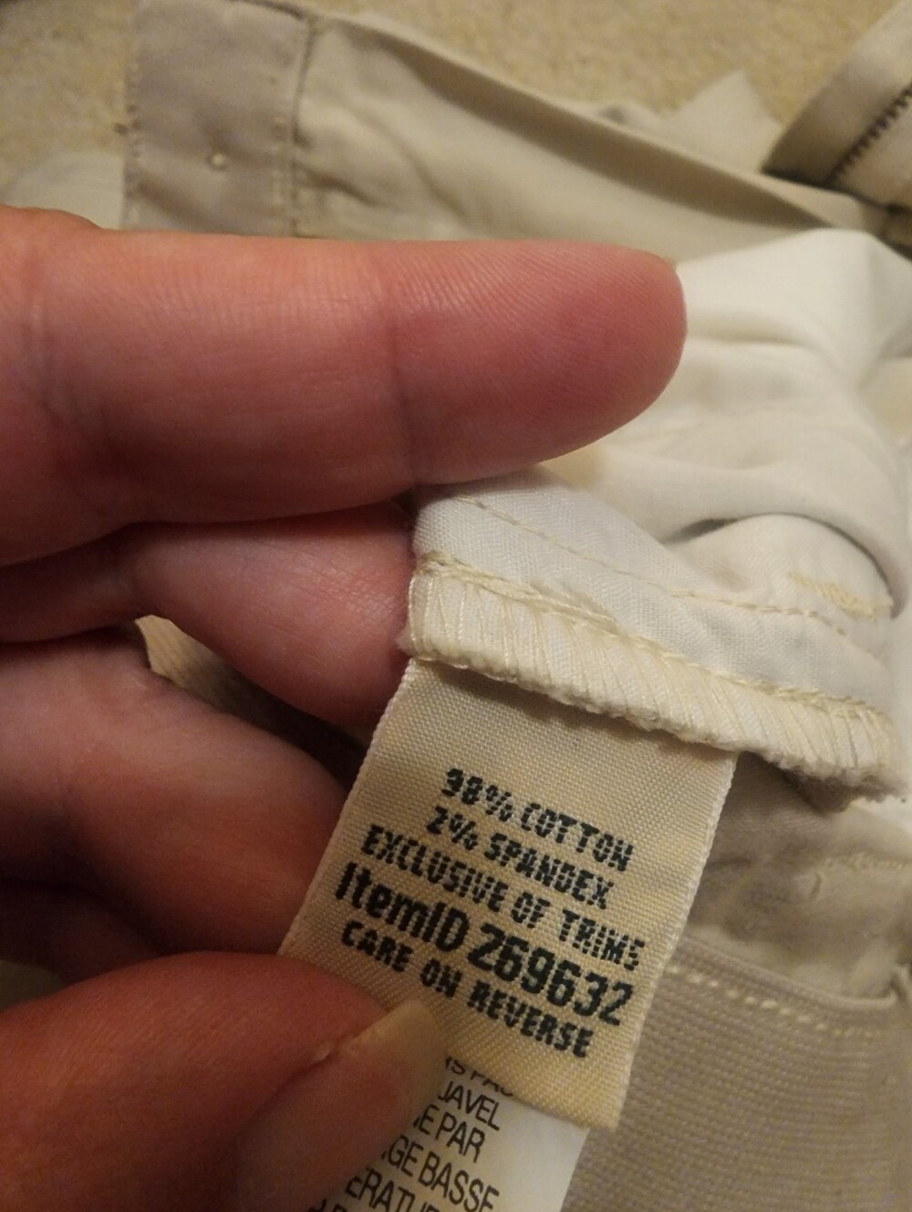 Nwt Sz 18W L.L. Bean Women's Classic Fit Khaki Straight-Leg Chinos - Light Tan - Picture 5 of 5